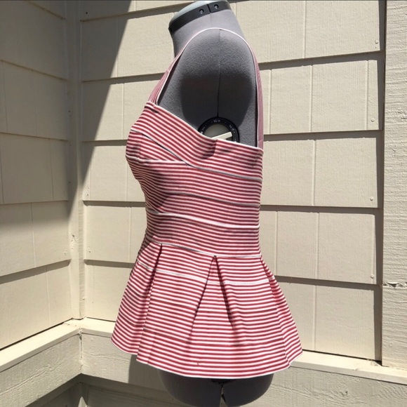 HD In Paris Cabana Peplum Bandage Tank Top - Picture 6 of 7